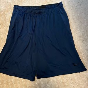 Blue Nike shorts